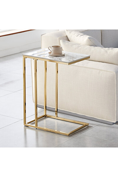 Generic طاولة كمبيوتر محمول ذات سطح من الحجر المسحوق من Nebula