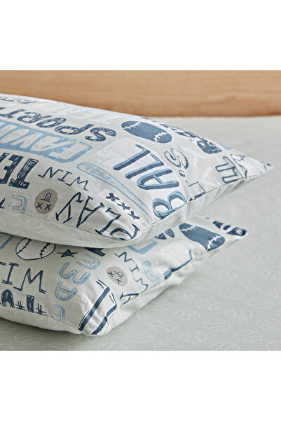 erorex Arcade Win Win Kapas 2-Piece Cotton Pillow Cover Set - 50x75 cm