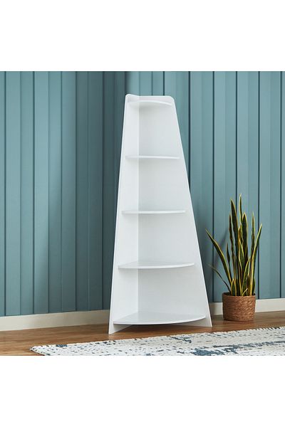 erorex Frankfurt 5-Tier Corner Bookcase