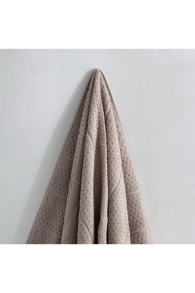 erorex Cloud Soft Serene Zero Twist Textured Bath Towel - 70x140 cm