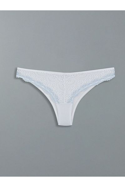 LC Waikiki New Season Lace Fancy Brazilian Panties - S5G223Z8