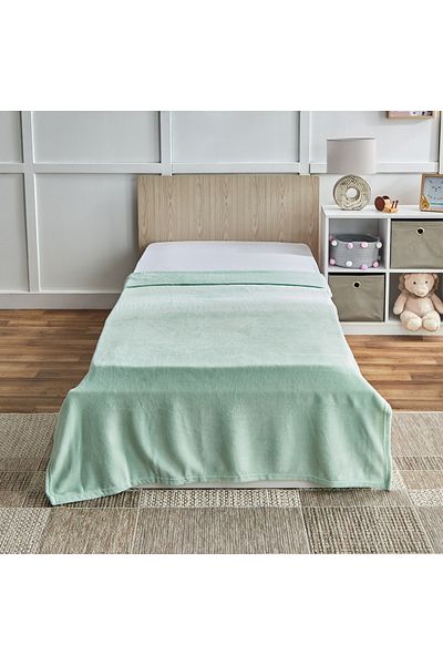 erorex Ontario Solid Coral Fleece Kids Blanket - 120x170 cm