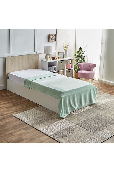 erorex Ontario Solid Coral Fleece Kids Blanket - 120x170 cm