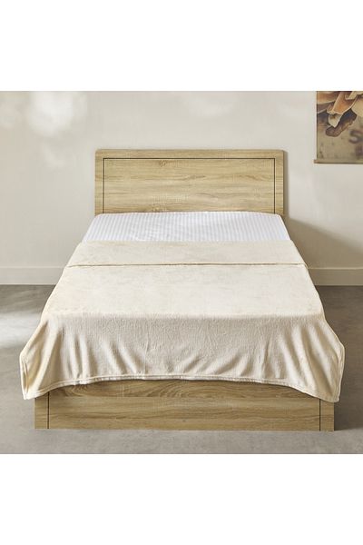 erorex Nova Solid Flannel Twin Blanket - 140x200 cm