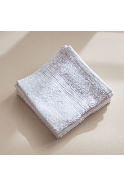 erorex Essential Carded 4-Piece Face Towel Set - 30x30 cm