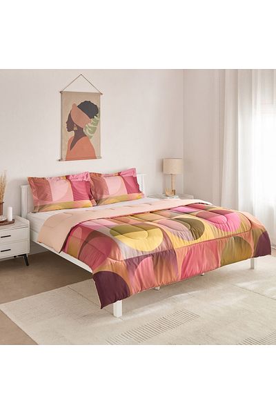 erorex MaBelle Maison Radiant 3-Piece Cotton Twin Comforter Set - 160x220 cm