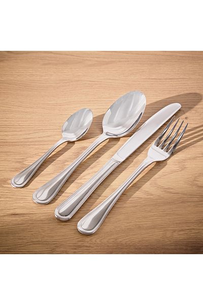 erorex Ridge 16-Piece 18/10 Stainless Steel Cutlery Set