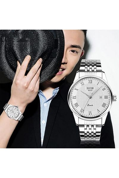 fulina Wrist Watch for Man,Quartz Business Stainless Steel Waterproof,Luxury Casual Classic Watch for Man