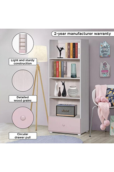 erorex Anna 1-Drawer Bookcase