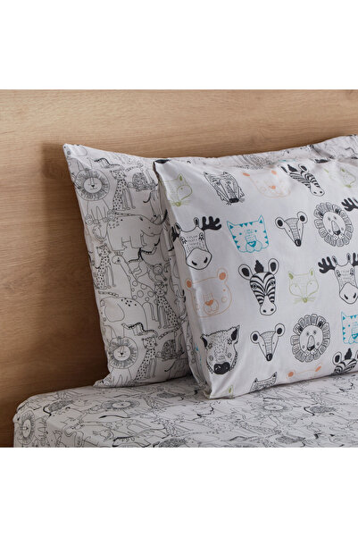 erorex Ron Zoological 2-Piece Cotton Pillow Cover Set - 50x75 cm