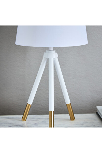 erorex Marisha Metal Tripod Table Lamp - 23x43 cm