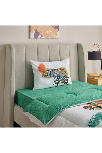 erorex Tom Gearhead 2-Piece Freestyle Twin Cotton Comforter Set - 160x220 cm