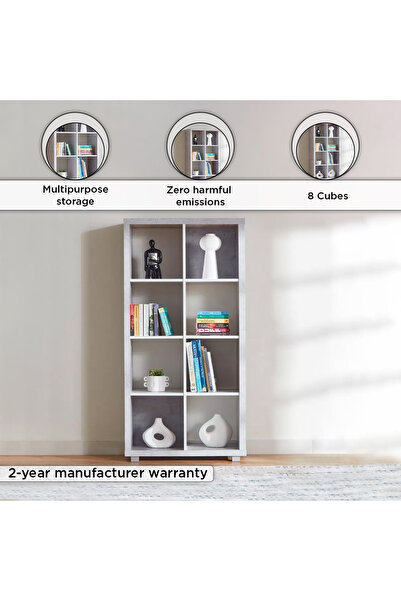 erorex Alford Patara 8-Cube Divider Bookcase