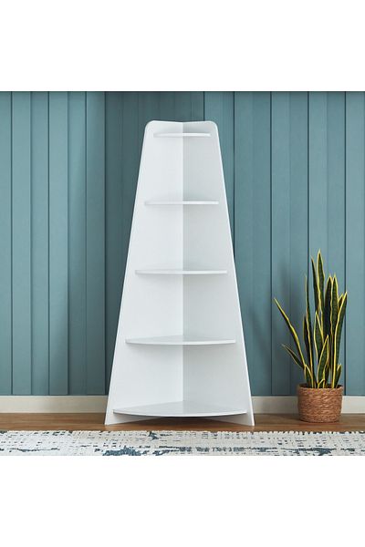 erorex Frankfurt 5-Tier Corner Bookcase
