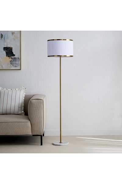 erorex Deme Askar Metal Floor Lamp with Shade - 163 cm
