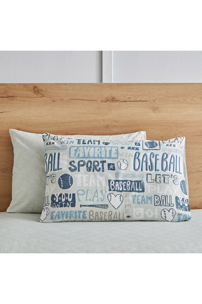 erorex Arcade Win Win Kapas 2-Piece Cotton Pillow Cover Set - 50x75 cm