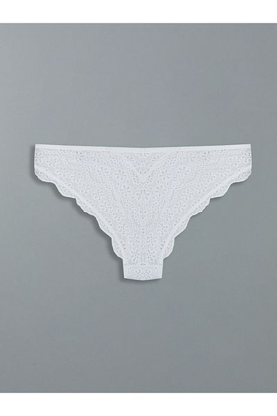 LC Waikiki Chiloți brazilian LCW DREAM cu dantelă albă
