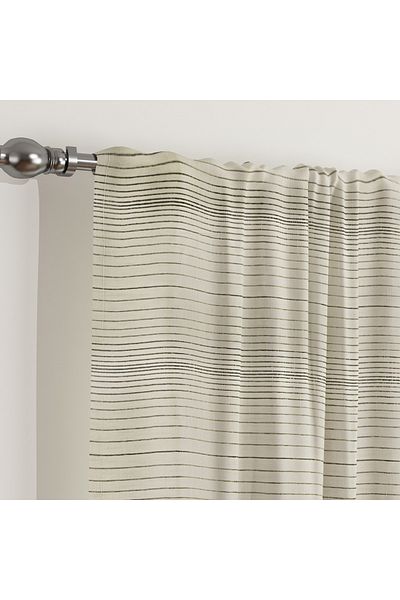 erorex Cardiff 2-Piece Lined Curtain Pair with Back Tab and Rod Pocket - 140x300 cm