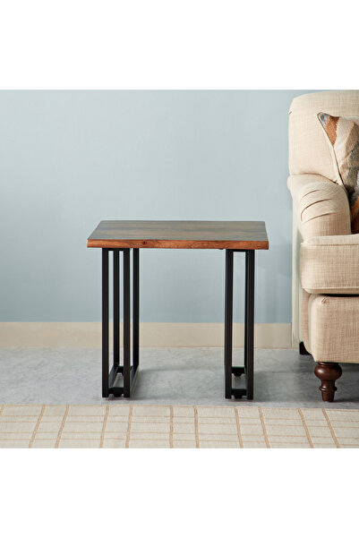 erorex Montana Live Edge Solid Wood End Table