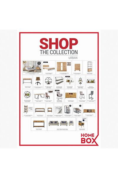 erorex Urban Rectangular Coffee Table with Undershelf