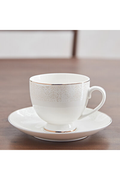 Generic طقم شاي ساندرا الجديد من الخزف الصيني العظمي - 230 مل