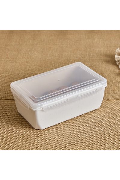 erorex Rice Husk Food Container - 10.3x7.5x5.7 cm