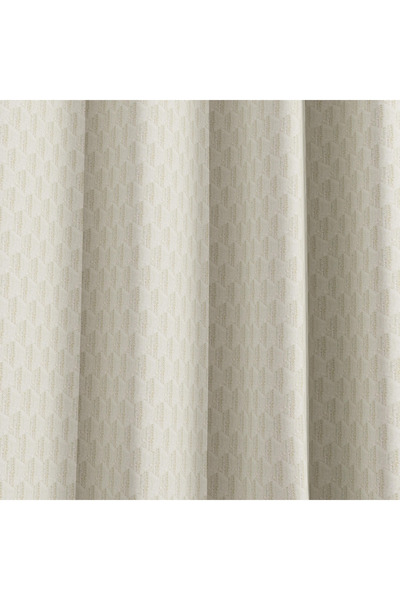 erorex Artisan Hexa 2-Piece Jacquard Extra Long Curtain Set - 135x300 cm