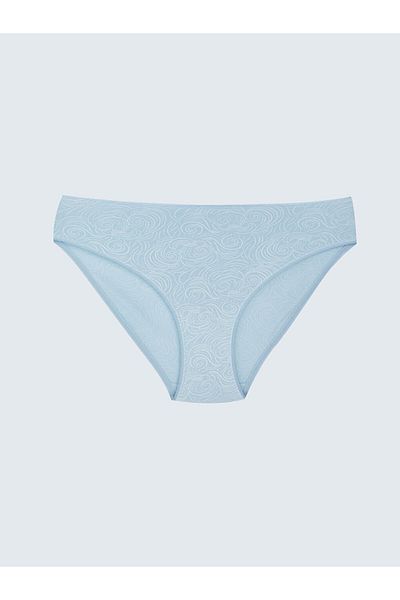 LC Waikiki Chiloți de bikini cu model albastru LCW DREAM