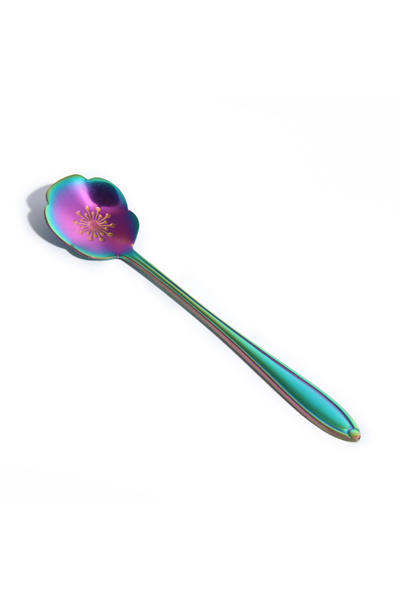 Sunhome 4-Piece Flower Spoon Set Multicolour