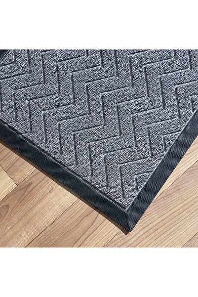erorex Chevron Anti-Skid Polypropylene Doormat - 45x120 cm