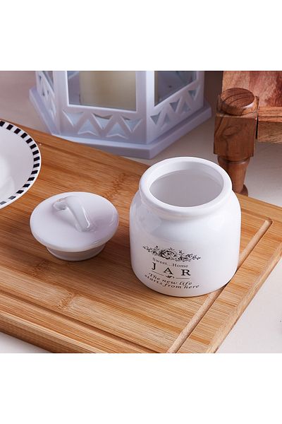 erorex Sweet Home Printed Canister- 8.5 cm