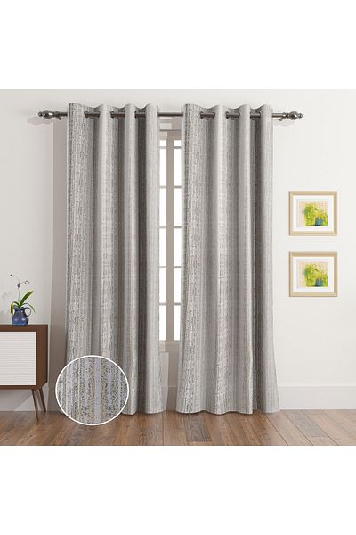 erorex Emma Cordial 2-Piece Jacquard Curtain Set - 135x280 cm