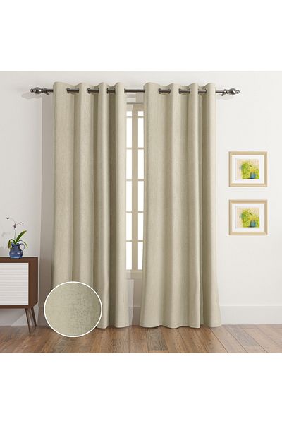 erorex Amelia 2-Piece Extra Long Blackout Curtain Set - 140x300 cm