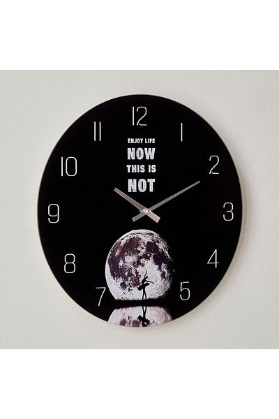 erorex Fero Tinted Clock Glass - 34x4.5x34 cm