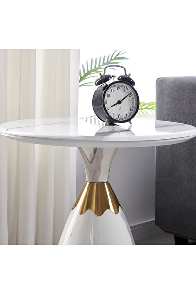 erorex Takeshi Sintered Stone Accent End Table