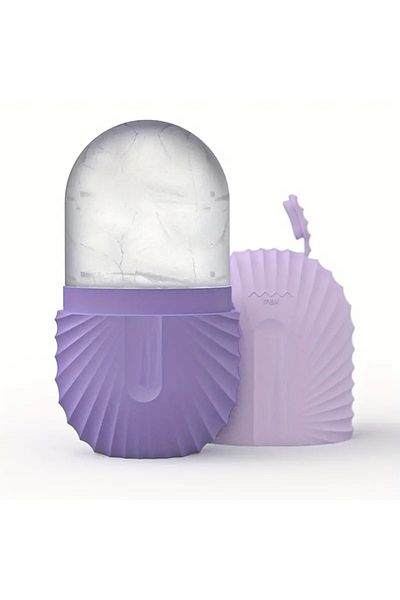 SPEAE Purple Ice Facial Roller Skin Care Beauty Lifting Contouring Tools Ice Cube Trays Ice Globe Balls Fa