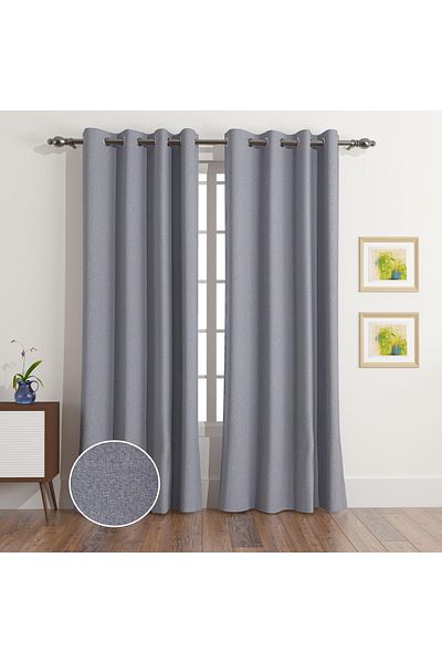 erorex Portia 2-Piece Blackout Curtain Set - 140x240 cm