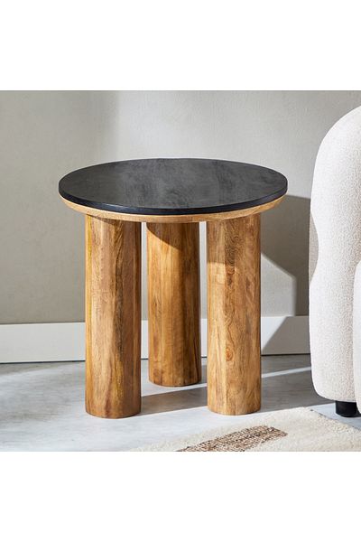 erorex Darcy Solid Wood Top End Table