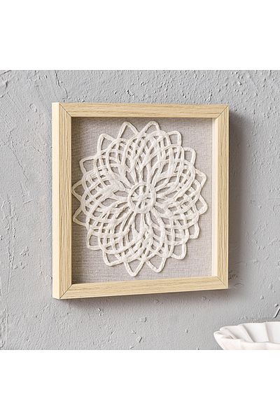 erorex Walmer Organic Glass Framed Wall Art - 22x1.8x22 cm