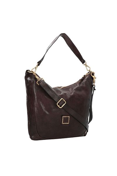Campomaggi Mogano Schultertasche Leder 44 cm