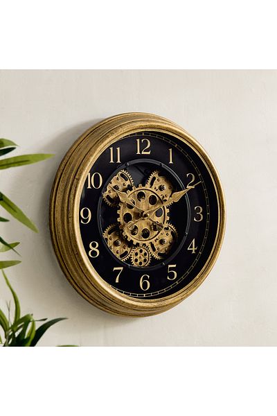 erorex Mido Real Moving Gear Clock - 39 cm