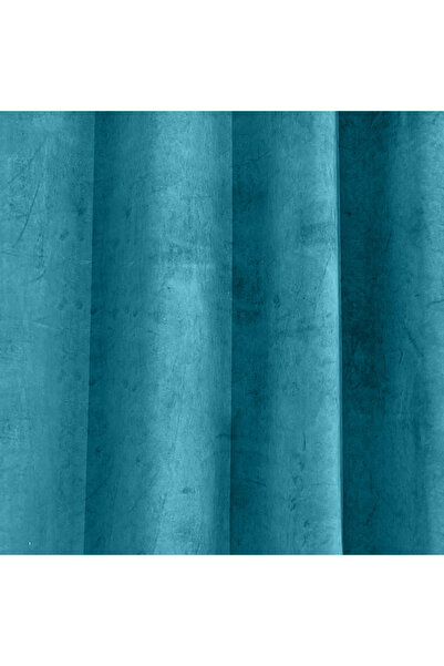 erorex Dove 2-Piece Extra Long Velvet Dimout Curtain Set - 135x300 cm