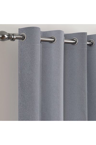 erorex La Paz 2-Piece Woven Extra Long Blackout Curtain Set - 140x300 cm
