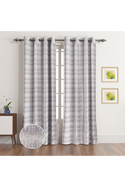 erorex Emma Taylor 2-Piece Jacquard Curtain Set - 135x280 cm