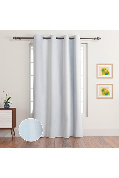 erorex Bristol Extra Long Blackout Single Curtain - 140x300 cm