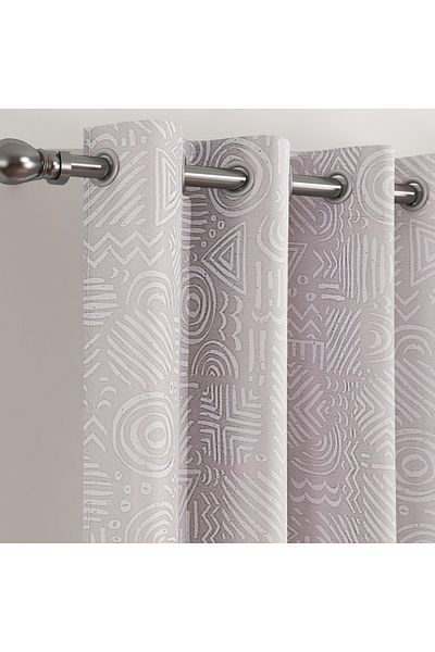 erorex Russelle Casper Printed Single Curtain - 140x240 cm