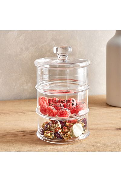 erorex Urban 3-Tier Candy Jar - 21 cm