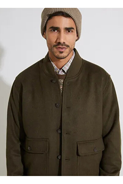 Hackett Slim Fit Koyu Haki Erkek Ceket HM403233