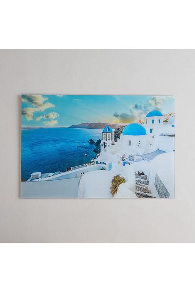 erorex Fista Sunset Tempered Glass Wall Art - 60x90 cm
