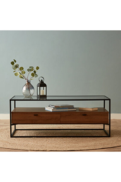 Home Box طاولة قهوة روبي مع سطح زجاجي